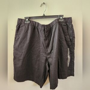 Free Assembly Vacation Shorts Men's Black Cotton Blend‎ Extra Large XL